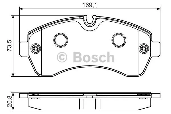 DİSK BALATA BOSCH 0986495107