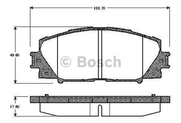DİSK BALATA BOSCH 0986TB2940
