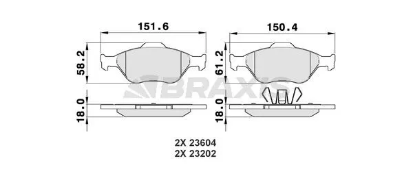 DİSK BALATA BRAXIS AA0008