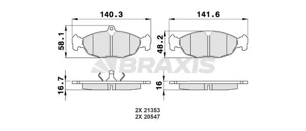 DİSK BALATA BRAXIS AA0009