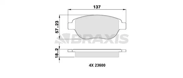 DİSK BALATA BRAXIS AA0013
