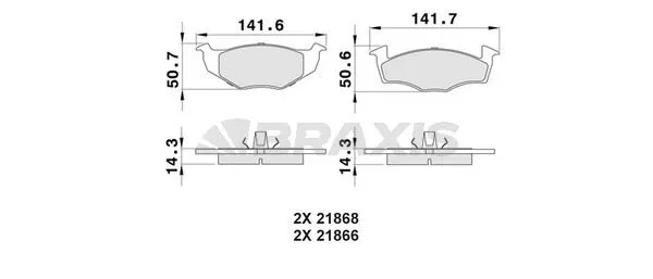 DİSK BALATA BRAXIS AA0018