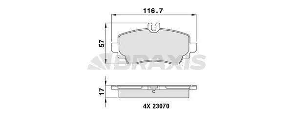 DİSK BALATA BRAXIS AA0034