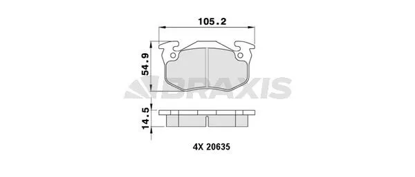 DİSK BALATA BRAXIS AA0037