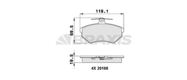DİSK BALATA BRAXIS AA0040