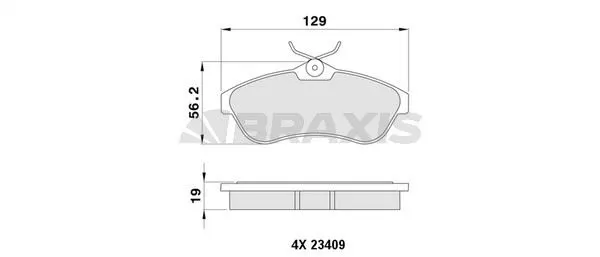 DİSK BALATA BRAXIS AA0054