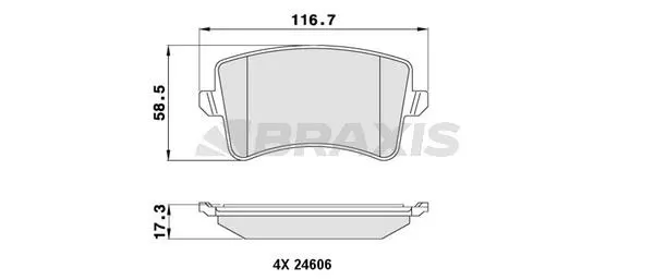 DİSK BALATA BRAXIS AA0058