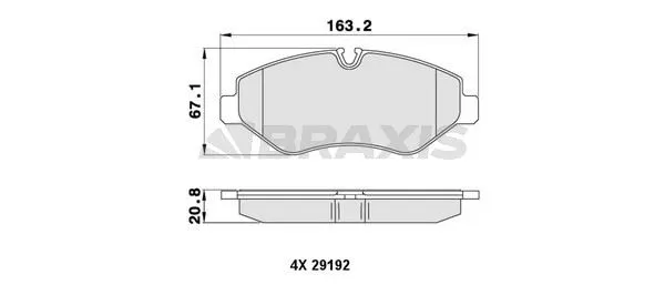 DİSK BALATA BRAXIS AA0059
