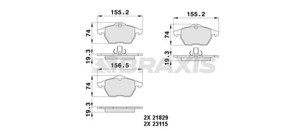 DİSK BALATA BRAXIS AA0064