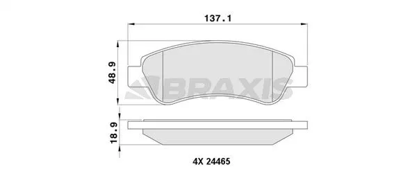 DİSK BALATA BRAXIS AA0066