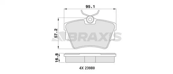 DİSK BALATA BRAXIS AA0070