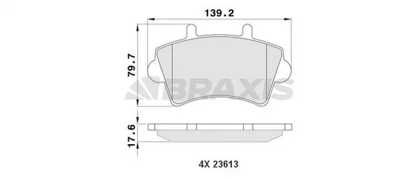 DİSK BALATA BRAXIS AA0072