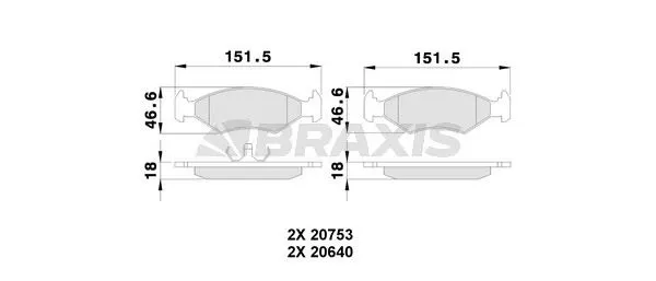 DİSK BALATA BRAXIS AA0075