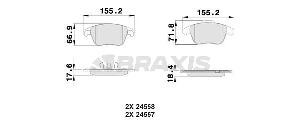 DİSK BALATA BRAXIS AA0076