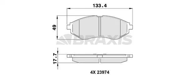 DİSK BALATA BRAXIS AA0085