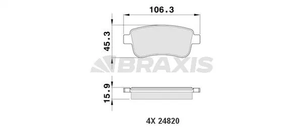 DİSK BALATA BRAXIS AA0087