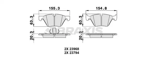DİSK BALATA BRAXIS AA0090