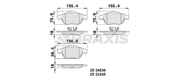 DİSK BALATA BRAXIS AA0092