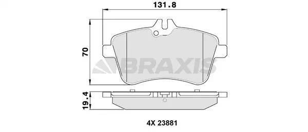 DİSK BALATA BRAXIS AA0099