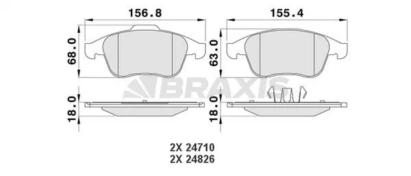 DİSK BALATA BRAXIS AA0116