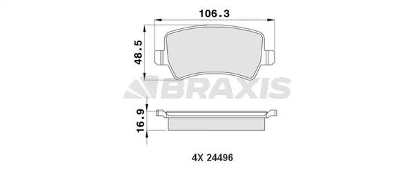 DİSK BALATA BRAXIS AA0119