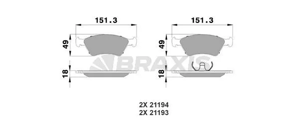 DİSK BALATA BRAXIS AA0122