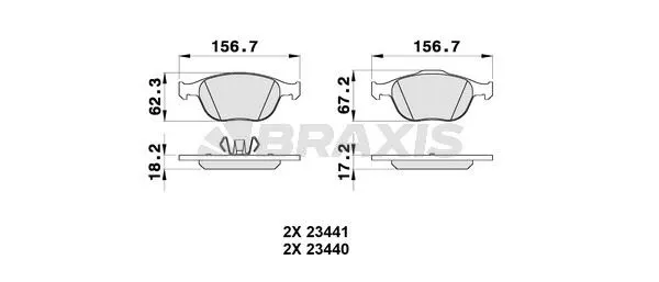 DİSK BALATA BRAXIS AA0124