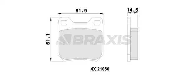 DİSK BALATA BRAXIS AA0125