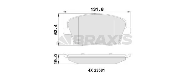 DİSK BALATA BRAXIS AA0127