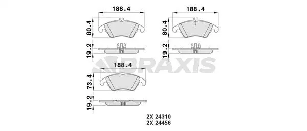 DİSK BALATA BRAXIS AA0134