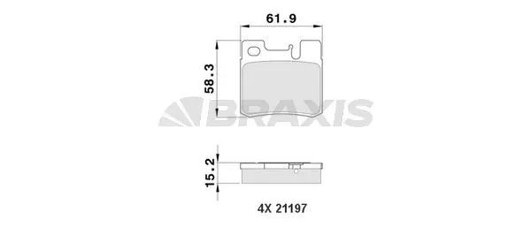 DİSK BALATA BRAXIS AA0135