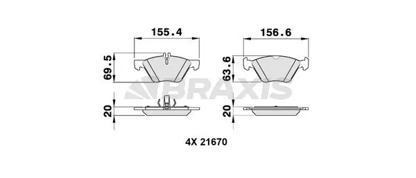 DİSK BALATA BRAXIS AA0139