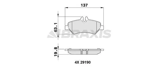 DİSK BALATA BRAXIS AA0140