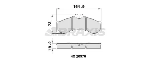 DİSK BALATA BRAXIS AA0142