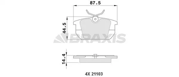 DİSK BALATA BRAXIS AA0144