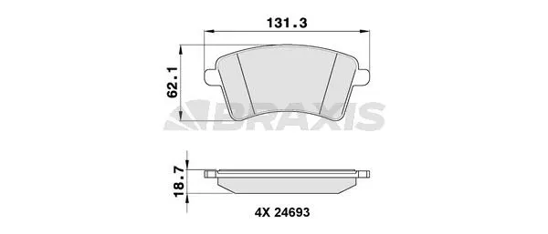 DİSK BALATA BRAXIS AA0146