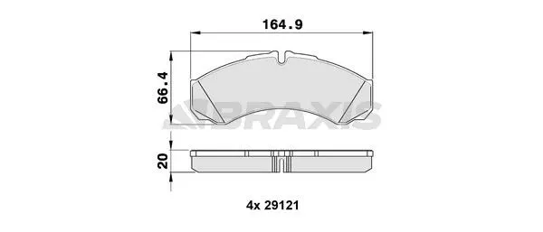 DİSK BALATA BRAXIS AA0149