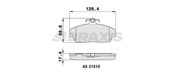DİSK BALATA BRAXIS AA0153