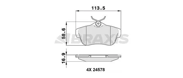 DİSK BALATA BRAXIS AA0159