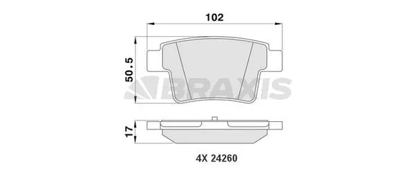 DİSK BALATA BRAXIS AA0162