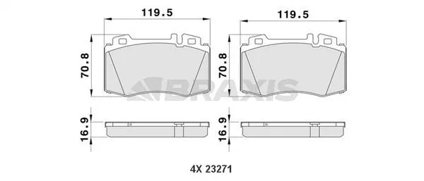 DİSK BALATA BRAXIS AA0169