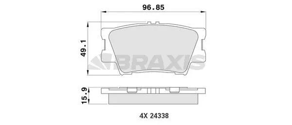 DİSK BALATA BRAXIS AA0174