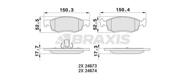 DİSK BALATA BRAXIS AA0178