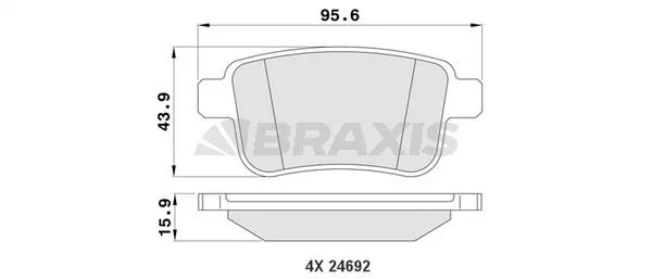DİSK BALATA BRAXIS AA0189
