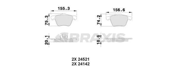 DİSK BALATA BRAXIS AA0193