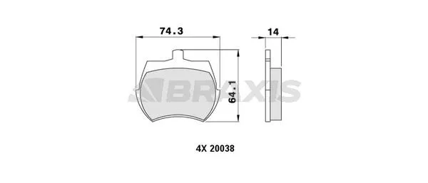 DİSK BALATA BRAXIS AA0200