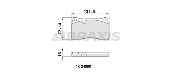DİSK BALATA BRAXIS AA0205