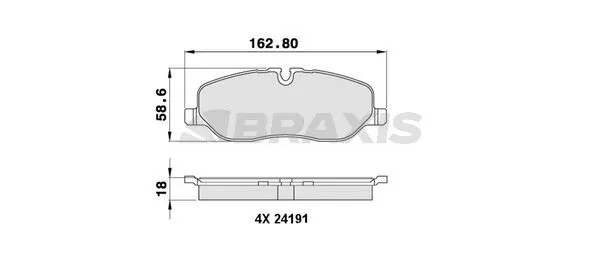 DİSK BALATA BRAXIS AA0207