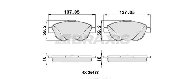 DİSK BALATA BRAXIS AA0211