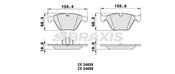 DİSK BALATA BRAXIS AA0214